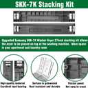 UPGRADED SKK-7A SKK8K Stacking Kit Fit for Samsung Washer & Dryer 27 Inch Front Load Laundry - Dryers Samsung Laundry Stacking Kit Replaces SKK-7A, SK-5A, SK-5AXAA, SKK-8K