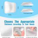 Gel Arch Support Inserts for Women - 2 Heights Options, Non-Slip Arch Pads for Flat Feet & Plantar Fasciitis Relief(2Pairs)
