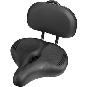 Oversized Bike Seat for Peloton Bike & Bike+, Comfort Seat Cushion Compatible with Peloton, Road or Exercise Bikes, Bicycle Wide Saddle Replacement for Men & Women, Accessories for Peloton