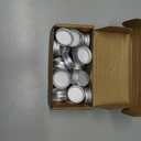 PATIKIL 32mm Metal Round Screw Lids, 36 Pcs Aluminum Mason Jar Lids Screw Top Caps for Lab Home Storage Jars Gallon Jugs Glass Snack Containers Liquid Storage, Silver Tone