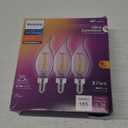 25W BA11 E12 Base 3-Pack Ultra Definition Soft White (2700K) 185 Lumen (2.3W = 25W) Dimmable Clear Flicker-Free Candelabra Light Bulbs