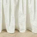 Lush Decor Ruched Ruffle Elastic Easy Wrap Around Bed Skirt Single Twin/Twin XL/Full Ivory - Twin Bed Skirt - Dust Ruffle - Cream Bedskirts