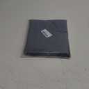 Rustic Faux Linen Oval Tablecloth Farmhouse Water Resistant Blue Table Cloth Washable Table Cover for Home Kitchen Dinning Room Banquet Indoor Outdoor 52x70 Inch