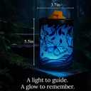 Leyoue Electric Wax Melt Warmer PTC Heating Plate with 7 Colors LED Changing Light Wax Warmer Fragrance Warmer for Home Office Gifts & Decor(Butterfly)