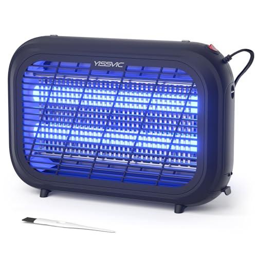 YISSVIC 20W Indoor Bug Zapper Electric Fruit Fly Traps for Indoors Mosquito Zapper Electric Fly Zapper Moth Gnat Insect Killer for Home Office Garage Kitchen Dining Living Room (Black)