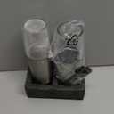 Electric Salt and Pepper Grinder Set: - for Gravity Automatic Sea Salt Grinder Set Spice Pepper Shakers with Adjustable Coarseness USB Rechargeable Battery Power Peppercorn Mill