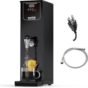 WantJoin Commercial Hot Water Dispenser - 35L(9.2 GAL)/Hour Water Boiler Step-Heating Electric Countertop Water Dispenser Automatic Temperature Control Max 212F for Boba Tea Coffee Shop Office