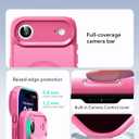 ESR for iPhone Air Case, Camera Control Cover, Compatible with MagSafe, Shockproof Military-Grade Protection, Magnetic Phone Case for iPhone Air, Classic Hybrid Case, Frosted Pink