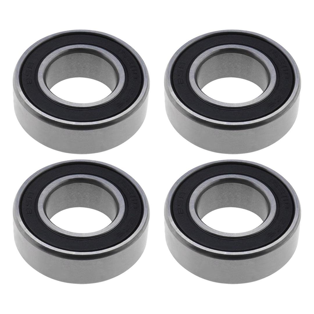 SING F LTD 4PCS 163110-2RS Deep Groove Ball Bearings Double Rubber Seal Bearings Carbon Steel for Bike Rear Hub Industrial Equipment 16x31x10mm (31mm)