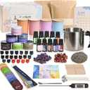 SHOWIN Candle Making Kit, DIY Candle Making Supplies for Adults, Starter Soy Wax Candle Kit with Candle Jars & Tins, Scented Home Decoration