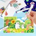 Alcohol Markers, 48 Colors Dual Tip Art Coloring Markers for Adult Coloring Books, Drawing, Sketching, Painting Supplies,Alcohol Based with Carrying Case (1 Count (Pack of 48), White)