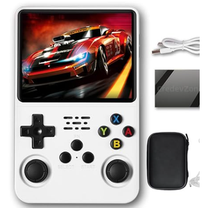 R36S Handheld Game Console 3.5-inch Retro Handheld Video Games Consoles Built-in Battery Portable Style Hand Held System White R36S Handheld Game Console 3.5-inch Retro Handheld Video Games Consoles Built-in Battery Portable Style Hand Held System White
