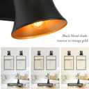 KSANA Wall Sconces, 1-Light Black and Gold Sconces Wall Lighting, Modern Farmhouse Wall Sconce Light Indoor for Bathroom, Bedside, Kitchen, Living Room