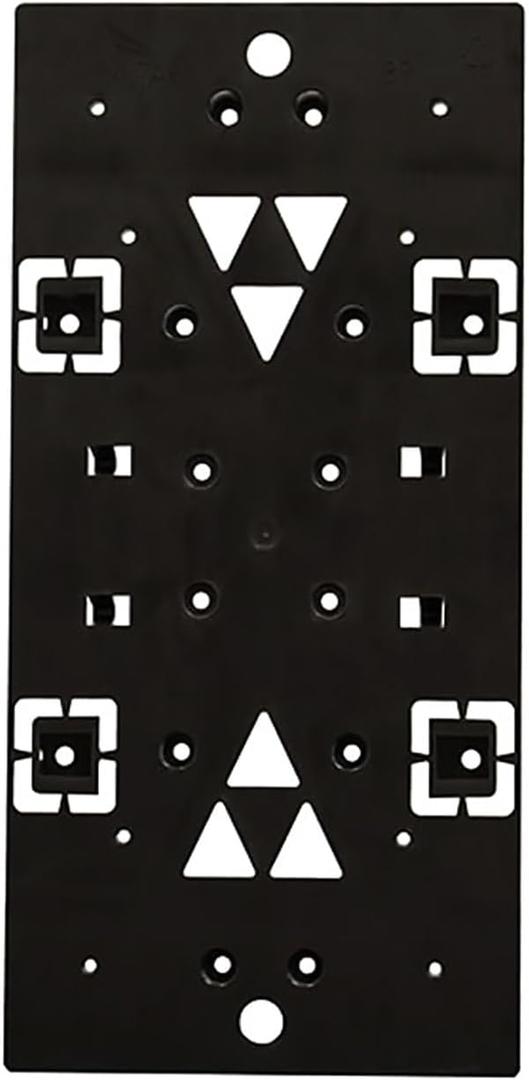 Architectural Mailboxes PLMB06AM Plastic Bracket Mailbox Mounting Board, Black