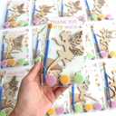 BOIKOKY 12 Pack Pre-Packaged Fairy Party Favors, Paint Your Own Wooden Arts and Crafts, Fairy First Birthday Decorations, Princess Tea Party Supplies, Goodie Bag Stuffers & Gifts