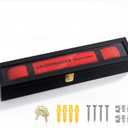 Silipull Martial Arts Belt Display Case, Taekwondo Belt Display, Wall Mount Lockable Cabinet Rack Holder Shadow Box for Karate, Taekwondo, Judo, Jiu Jitsu Belts