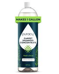 Puracy Carpet Shampoo – Pet Carpet Cleaner Solution, Stain Remover, Pet Stain & Odor Remover, Rug & Upholstery Cleaning Solution, Concentrated (Fresh Citrus, 25oz)