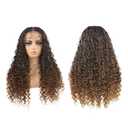 Miz Barn 360 Full Lace Front Knotless Box Braided Wigs 100% Handmade Synthetic Lightweight Twist Braided Wig Swiss Lace Braids Wigs With Baby Hair For Black Women (1B/27#, 24")