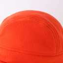 Home Prefer Mens Womens Warm Fleece Beanie Earflap Winter Hat Outdoor Winter Cap (Large, Orange)