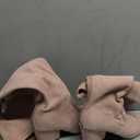 N.N.G Women Over the Knee Boots Suede Thigh High Suede Pink Size 6.5 Stretch Long OTK Comfort Suede Block Winter Designer Ladies Pointed Toe
