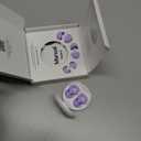 Loop Quiet 2 Ear Plugs - Ultra-Comfy Reusable Noise-Reducing Earplugs for Sleep, Deep Focus, Travel, Sensitivity | Flexible Hearing Protection | Customizable Fit | 24dB (SNR) Noise Reduction (Violet)