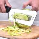 Dual Blade Julienne Cutter, Stainless Steel Shredder Knife, Multifunctional Vegetable Cutter, Sharp Blades Durable Julienne Cutter, Easy to Clean