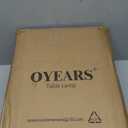 OYEARS 3-Way Dimmable 22'' USB A+C Touch Control Table Lamp Set of 2 with Nightlight for Living Room Bedroom Farmhouse Bedside Nightstand Lamps (Bulb Included)