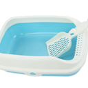 Cat Litter Box Open Top Kitty Litter Box Tray Potty Toilet for Small Medium Cats 16x11 inch 6Pack