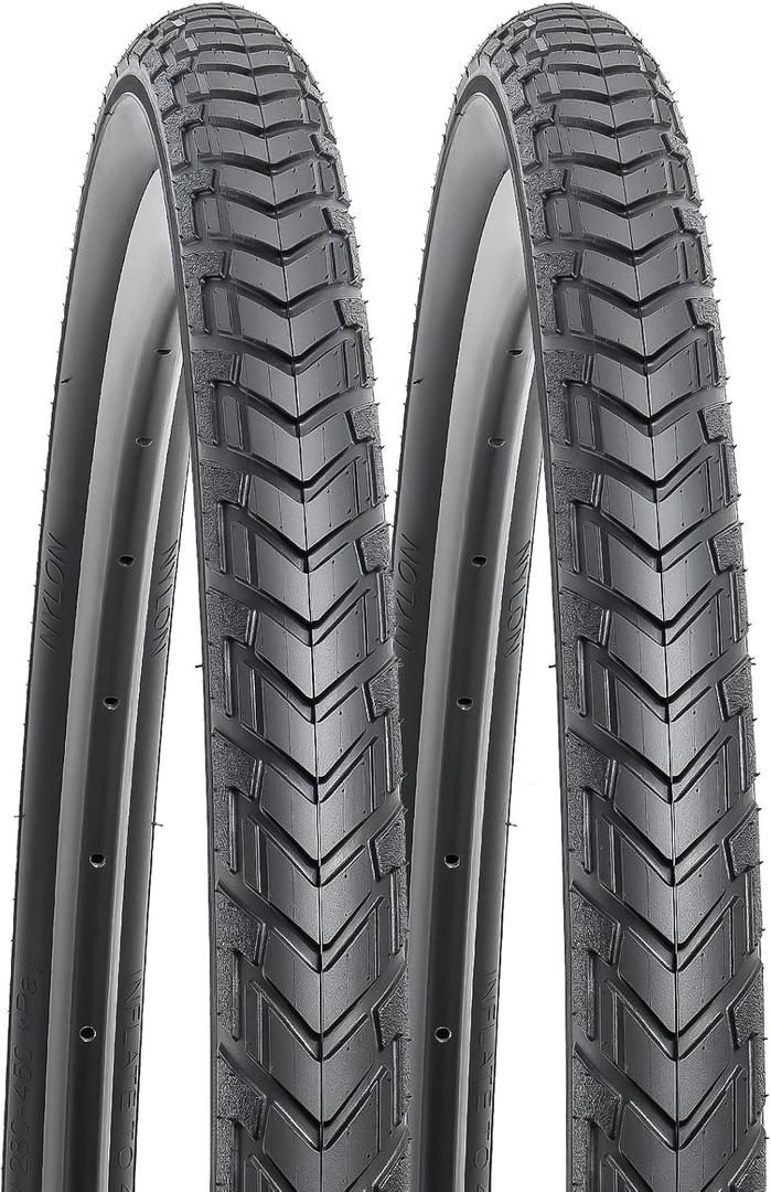 YUNSCM 2-PCS 700C Bike Tires 700X40C/42-622 Compatible with 700 x 40C 28x1.50 Road/Gravel Bike Bicycle Tires (Y-777)