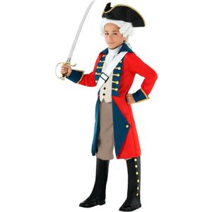 Morph - Revolutionary War Costume Kids - Colonial Costume Boys - British Red Coat Costume - Napoleon Costume Kids (X-Large)