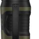 Under Armour Half Gallon Water Bottle Insulated, 64oz Insulated Water Bottle with Handle, Fence Hook, Leak Resistant, for Baseball, Football & More - Marine OD Green