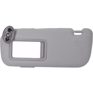 CULMKARI Driver Side Sun Visor Fits for 2007-2013 Toyota Corolla Front Left Sun Protection Shade Gray Replace Number 74320-02711-E0