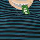 UEU Women Oversized Striped Crewneck Sweatshirt Long Sleeve Color Block Pullover Tops Casual Loose Workout Shirt Small