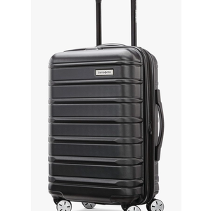 Samsonite Omni 1 Carry-On Hardside Luggage with 360° Spinner Wheels - Scratch Resistant Hardshell - TSA, Airline-Approved - Expandable Polycarbonate Shell for Lightweight Travel - Midnight Black