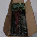 Giegxin 180 Pcs 3 Kinds Mixed Eucalyptus Leaves Stems Bulk Artificial Silver Dollar Leaves Picks Dried Eucalyptus Bundle Faux Spray for Wedding Vase Bouquet Floral Arrangement (Green)