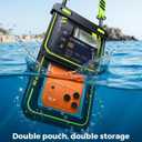 Rorhxia [Enhanced Waterproof Freedom] IP68 Waterproof Phone Pouch Double Space, Floating Waterproof Phone Case with Lanyard Dry Bag for iPhone 17 Pro Max 16 15 S26 S25 Travel Beach & Water Adventures
