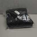 NICETOWN Complete 100% Blackout Curtain Set, Black, 37" W by 50" L, Double Panels, Thermal Insulated & Energy Efficiency Window Draperies with Black Liner, Noise Reducing Short Curtains for Kids Room