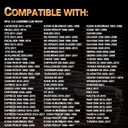 Wheel Spike Lug Nuts & Cone/Conical Bulge Seat kit M14x1.5 Compatible with GMC Yukon Suburban GMC Ford F250 F350 RAM 2500 Sierra 3500 More Replace 24+1 pcs