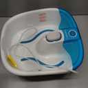 Homedics Bubble Mate Foot Spa, Toe Touch Controlled Foot Bath with Invigorating Bubbles and Splash Proof, Raised Massage Nodes and Removable Pumice Stone