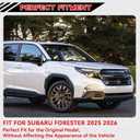 Rear Bumper Protector Fit for Subaru Forester 2025 2026 Matte Black ABS Plastic Trunk Lip Guard Scratch-Resistant Non-Slip Trunk Door Protector Car Accessories