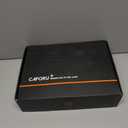 CAFORU Heated Pullover Hoodie with 5-Zone Heating&7.4V Battery Pack, Fast Warm-Up Unisex Sweatshirt for Outdoor Work (Black, M)