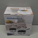 Sauce pan with Lid, KURRUNGIE 1.5 & 2.8 QT Hybrid Stainless Steel Cookware Set, PFOA Free 5-Ply Cooking Pots with Lids, Stainless Steel Pans for Cooking, Induction Cookware Oven and Dishwasher Safe (4 Quarts)