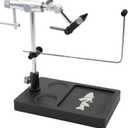 Nirvana V2 Rotary Fly Tying Vise with Travel Base - Now with Improved Jaws, Joints, and More functionality (Silver)