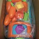 Montessori Toys for 1-2 Year Old Boys Girls, 1st First Birthday Gift for One Year Old, Baby 12-18 Month Educational Shape Matching Game w/ Lights & Sound, Fine Motor Learning Toys for Toddlers 1-3 (Blue)