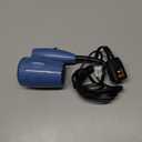 Conair Travel Hair Dryer with Dual Voltage, 1600W Compact Blow Dryer with Folding Handle, Blue