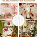 Operitacx 6pcs Foam Cylinders  Lightweight Polystyrene Foam Packaging, DIY Christmas Decorations, Craft Supplies for Floral Arrangements, Model Making & Gift Wrapping