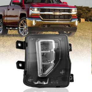GM25923315 Front Bumper Fog Halogen Light Right Passenger Side Enhance visibility for 2016 2017 2018 CHEVROLET SILVERADO 84000614