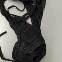 JasmyGirls Cosplay Lingerie Anime Costume Sexy Cutout Bodysuit Cute Mini Skirt Kawaii Top Lolita Underwear Japanese Swimsuit (X-Small - Medium, Black)