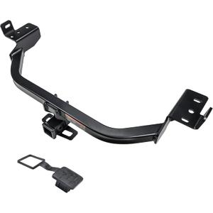 Autekcomma Class 3 Trailer Hitch, Compatible with 2014-2018 Jeep Cherokee KL, Tow Hitch 2-Inch Receiver, Multi-Fit Hitch to Receive Ball Mount, Cargo Carrier, Bike Rack. Tow Hook Black Matte. 13172