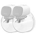 Momcozy S9 Pro Wearable Breast Pump, Hands-Free Double Electric Portable Pump 2 Count,Matte Gray